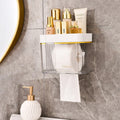 Punch-Free Waterproof Toilet Paper Holder Box