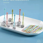 🍴 Cute Animal Head Reusable Fruit Forks (20+ Pcs Set)