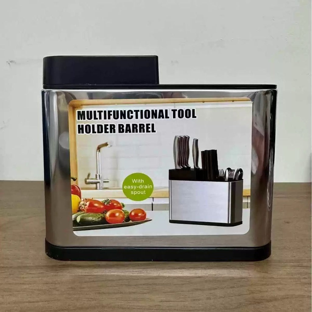 Multifunctional Stainless Steel Kitchen Tool Holder