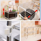 Multi-Functional Telescopic Storage Rack (2-Tier)
