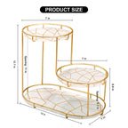3-Tier Golden Vanity Stand - My Store