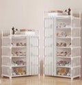 New Dustproof Shoe Rack with Curtain