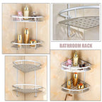 Aluminum Wall Corner Shelf – Kitchen & Bathroom