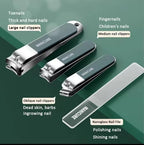 10pcs Deluxe Manicure & Pedicure Set – Stainless Steel Grooming Kit - My Store