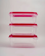 Modern Thumb Lock Container Set of 3 pcs