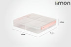 Limon 4 Section Tray 250 Gram x 4 Partition - My Store