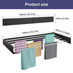 Folding Aluminum Clothes Drying Rack