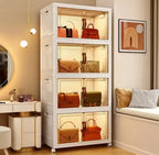 Heavy-Duty Foldable Storage Cabinet – Modular & Tool-Free Design