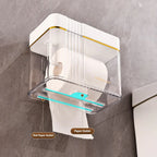 Punch-Free Waterproof Toilet Paper Holder Box
