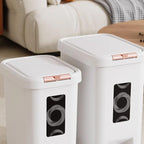 Premium Rectangle Pedal & Press Trash Bin - My Store