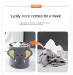 Animal-Themed Felt Storage Basket - My Store