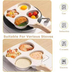 4-Hole Non-Stick Breakfast Pan – Heart & Star Design - My Store