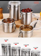 Airtight Stainless Steel Canister Set – 4 Pcs - My Store