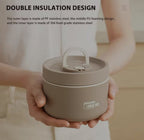 Portable Multi-Layer Insulated Lunch Box Set – Stainless Steel Food Container with Carry Bag