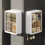 Bathroom Cabinet Punch-Free Wall-Mounted Storage Rack with Magnetic Suction - My Store
