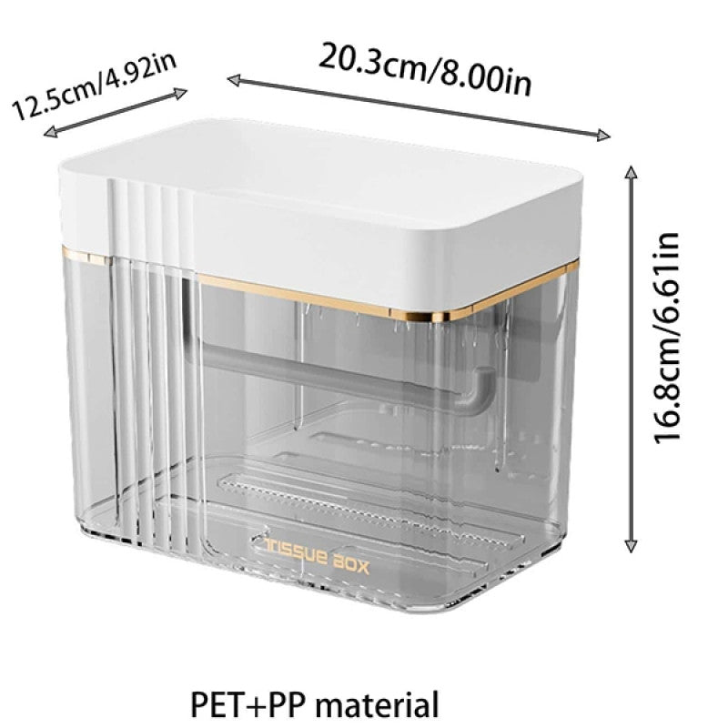 Punch-Free Waterproof Toilet Paper Holder Box