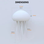 Aesthetic Gradient Swimming Jellyfish Lamp
