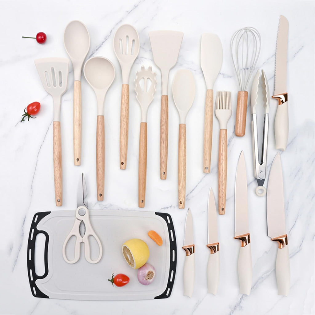 19 Piece Kitchenware Utensils & Knife Set - My Store