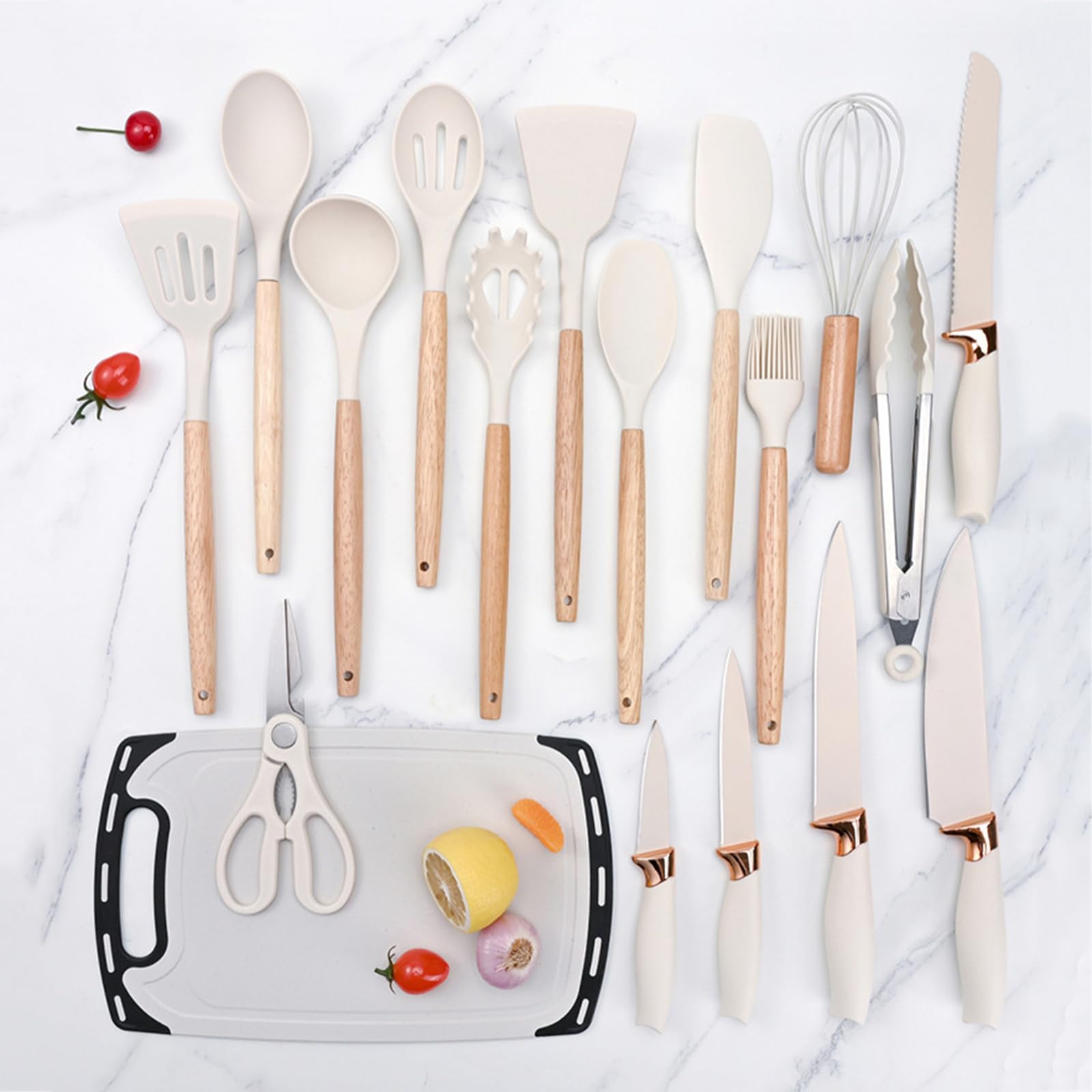 19 Piece Kitchenware Utensils & Knife Set - My Store