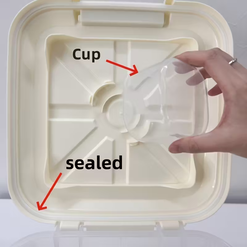 Airtight PP Rice Storage Bin – 20 KG Capacity