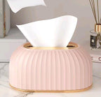 Light Luxury Tissue Box with Spring