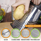 Spring Chef Professional Box Grater (4-Sided)
