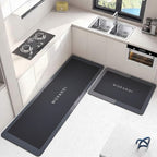 2-Piece Large Runner & Mat Set – Elegant Napa Leather Finish with Anti-Slip Base - My Store