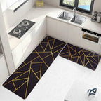 2-Piece Large Runner & Mat Set – Elegant Napa Leather Finish with Anti-Slip Base - My Store