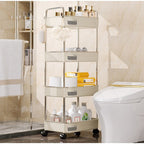 4-Layer Storage Rack Trolley - My Store