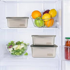 Premium Stainless Steel Airtight Food Storage Containers – Set of 3 - My Store