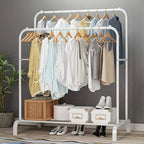 Double Pole Metal Cloth Stand - My Store