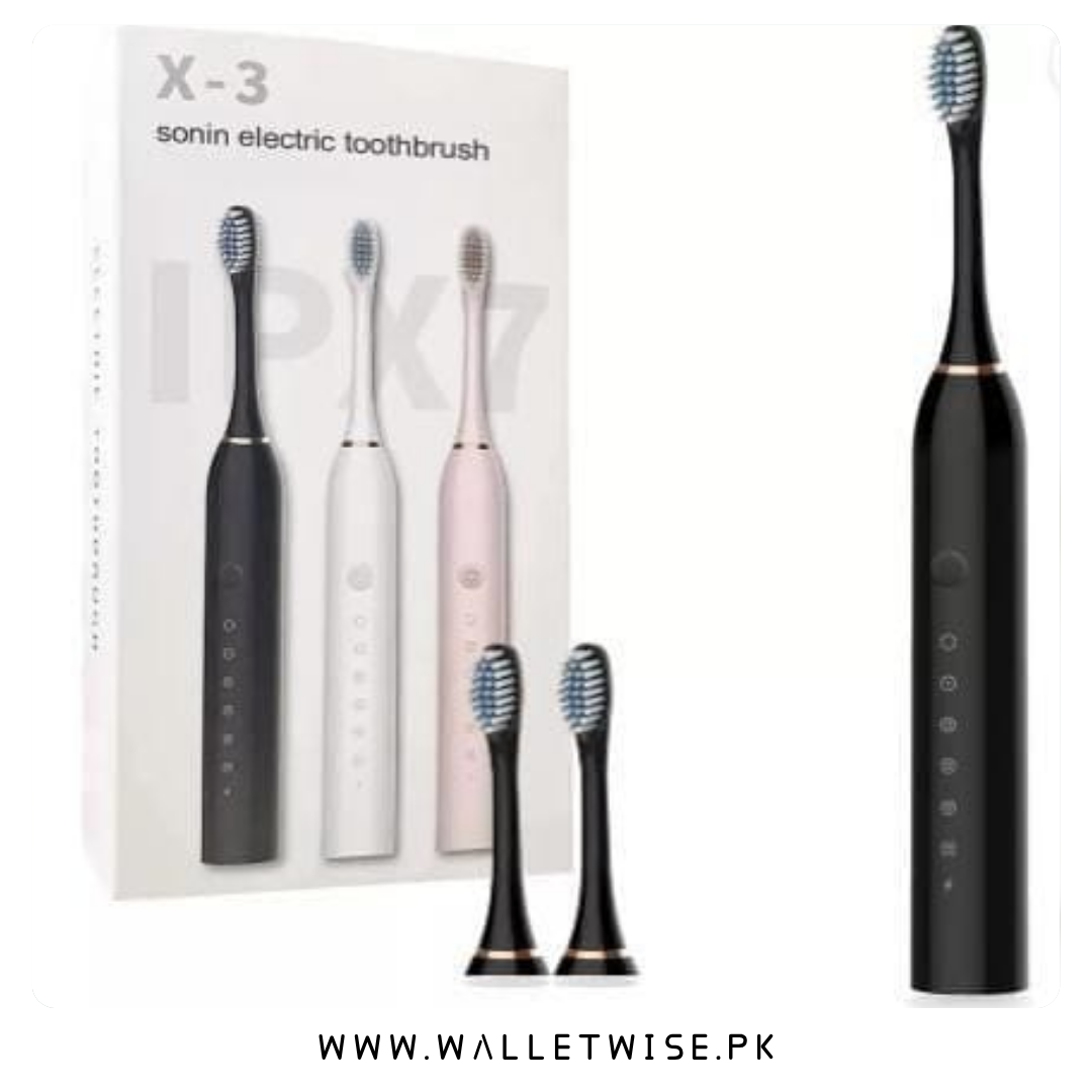 Ultrasonic Sonic Electric Toothbrush – USB Rechargeable Whitening Toothbrush
